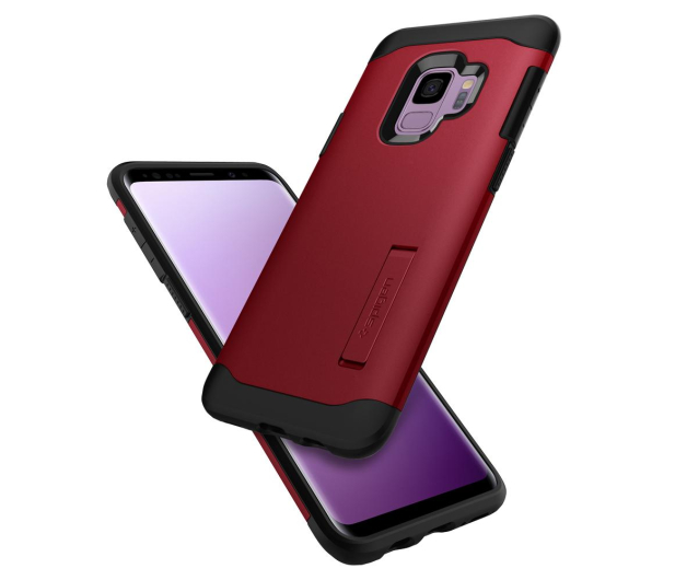 Etui Slim Armor do Samsung Galaxy S9+ czerwone - 1382498 - zdjęcie 3